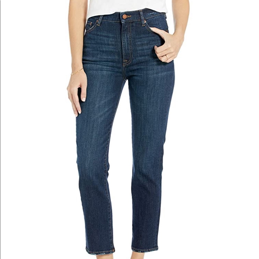 The Drop Manchester High Rise Straight Ankle Jean